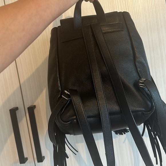 Black Ysl leather backpack excellent condition - Picture 3 of 6